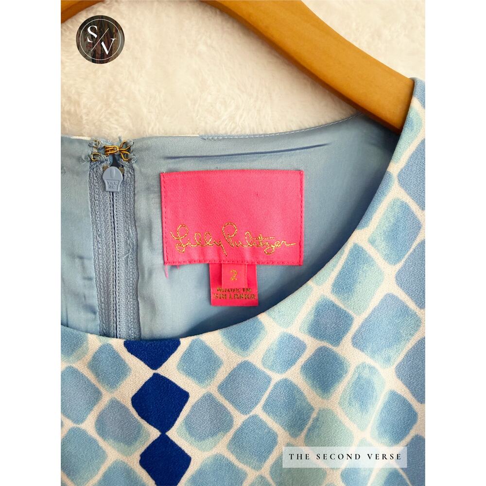 LILLY PULITZER Donna Romper Size 2 Multi Hidden Treasure - Picture 8 of 11